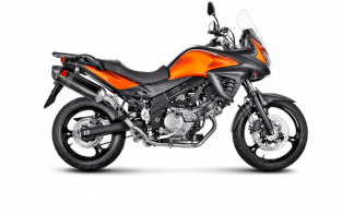 Akrapovic Slip-on Line Carbon zonder E-keur Suzuki V-Strom 650 2004-2016